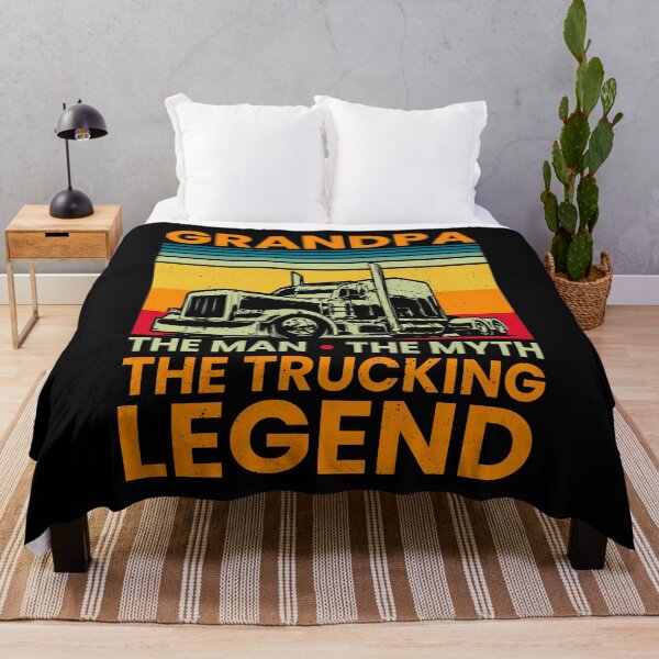 Item preview, Big Rig Trucker Grandpa The Man The Myth The Trucking Legend designed and sold by abulfaruque.
