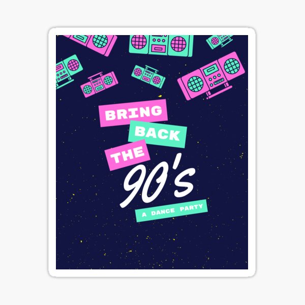 Artikel-Vorschau von Bring die 90er zurück, designt und verkauft von GabyVGalindo.