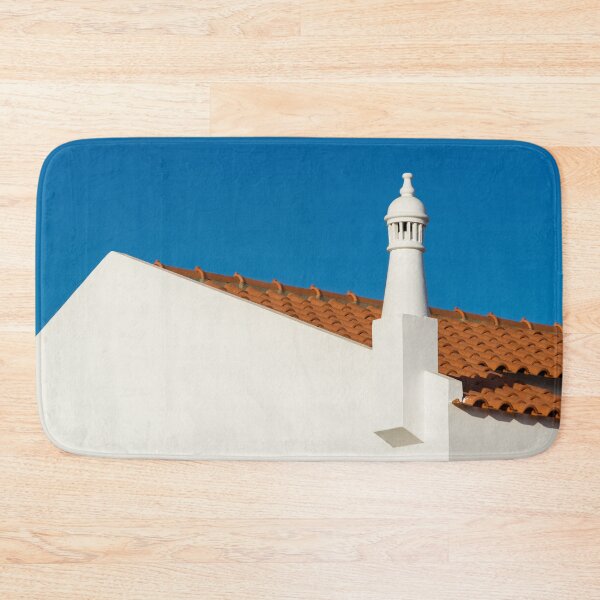 Item preview, Signature Algarvian Roofline - Red Terracotta Tiles and Classic Fretted Crown Chimney designed and sold by Georgia Mizuleva.