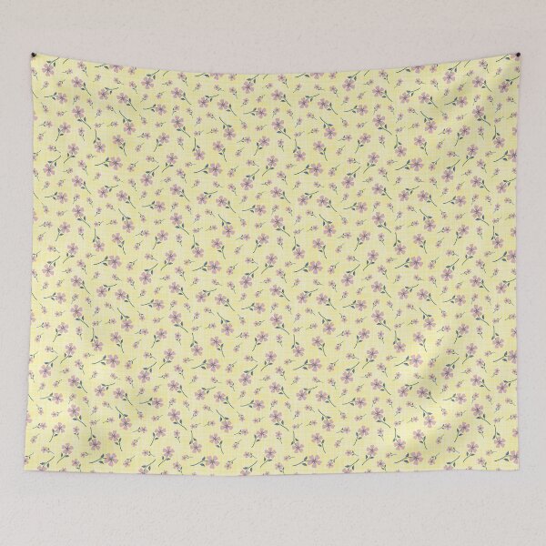 Item preview, Padat Lilac Yellow Florals designed and sold by beateallerton.
