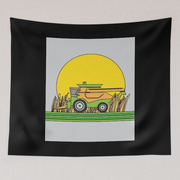 Item preview, Combine Tractor Retro designed and sold by flofin.
