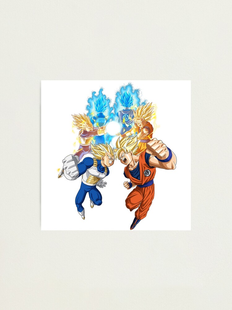 Goku, Vegeta, broly dbs | Photographic Print