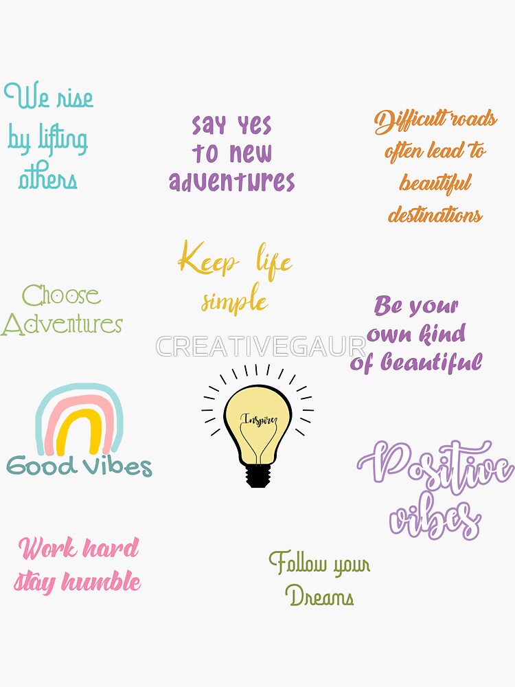 Best Your Best Motivational Stickers