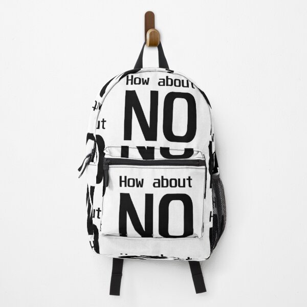 Item preview, How About NO - Black on White designed and sold by NoMatterLab.