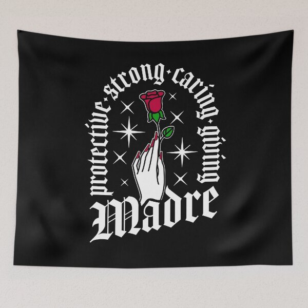 Item preview, Madre Protective Strong Caring Giving Rose designed and sold by TheCraftyDrunkCo.