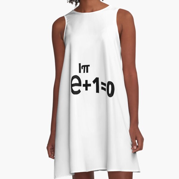 Euler's identity, mathematical equation A-Line Dress