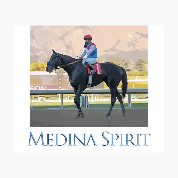 Item preview, Medina Spirit - Classic Horseracing designed and sold by TrillheadsStore.