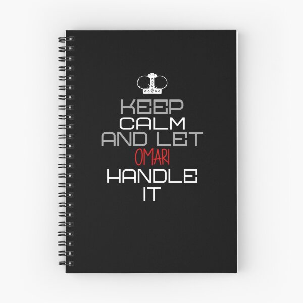 Item preview, Keep Calm And Let Omari Handle It designed and sold by IcyTees.
