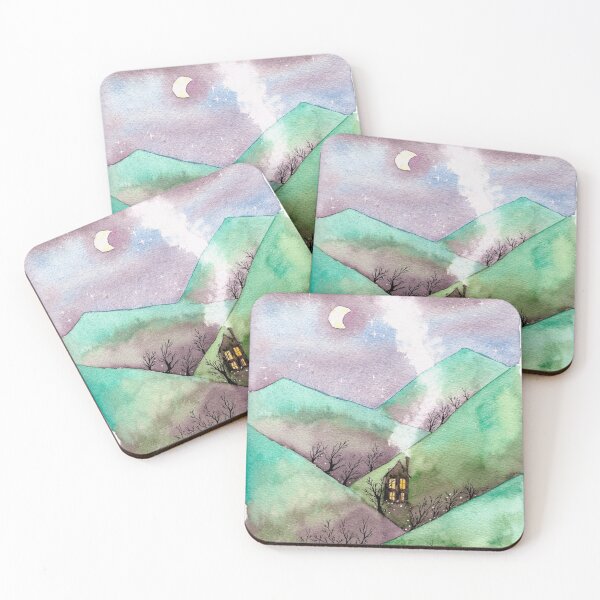 Item preview, Mountain Hut designed and sold by María Casas Watercolour Designs.