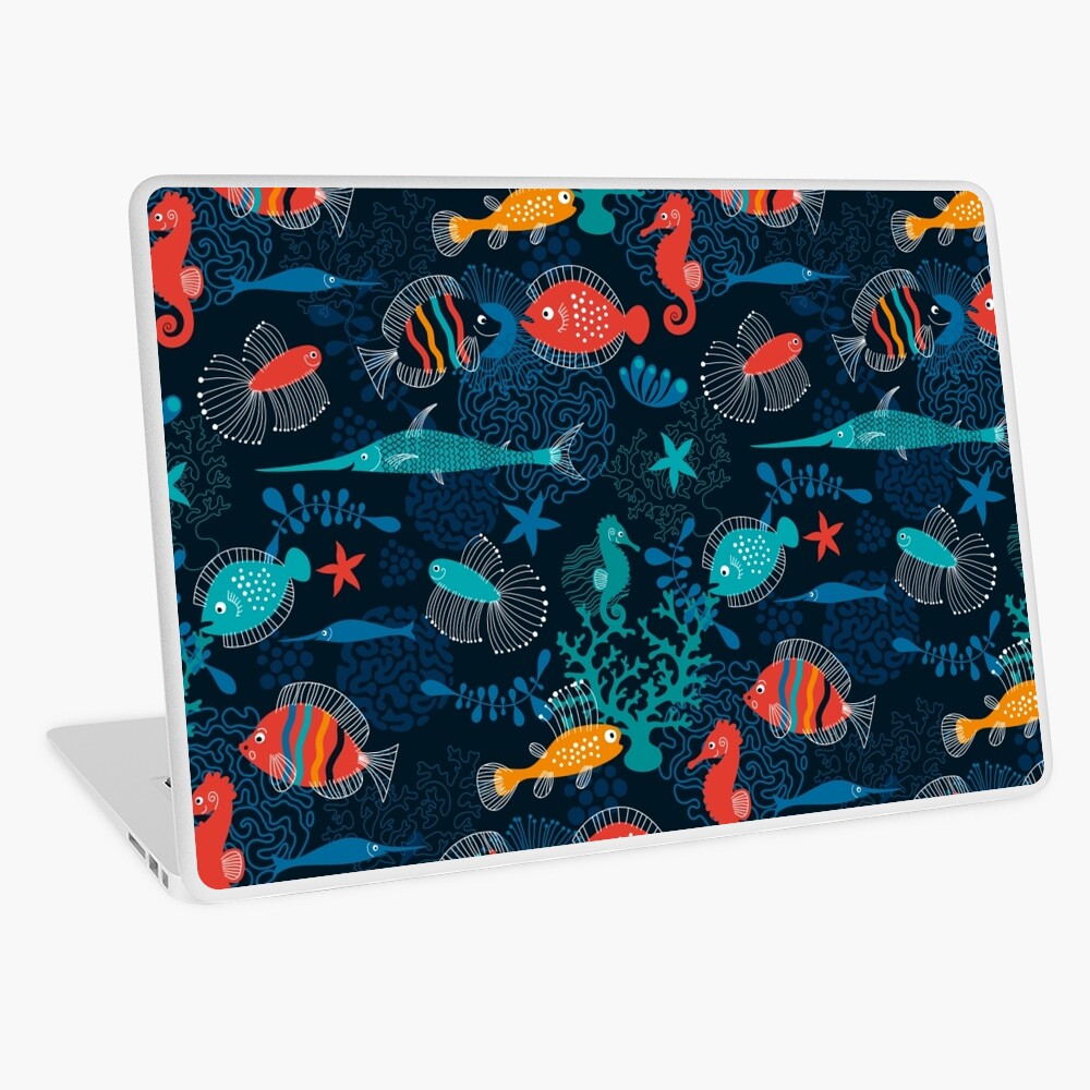 Item preview, Laptop Skin designed and sold by peacockcards.