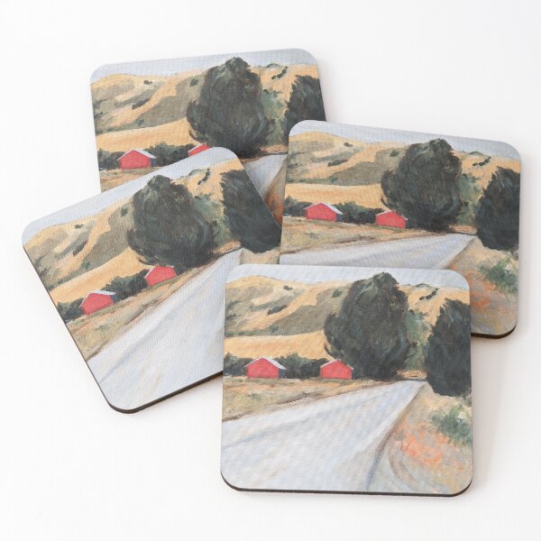 Item preview, Two Red Barns in the South Bay designed and sold by Claire Whitehead.