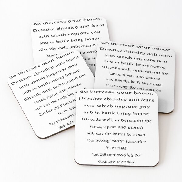 Item preview, Johannes Liechtenauer - Foreword to the Zettel - Black Text designed and sold by emovendo.