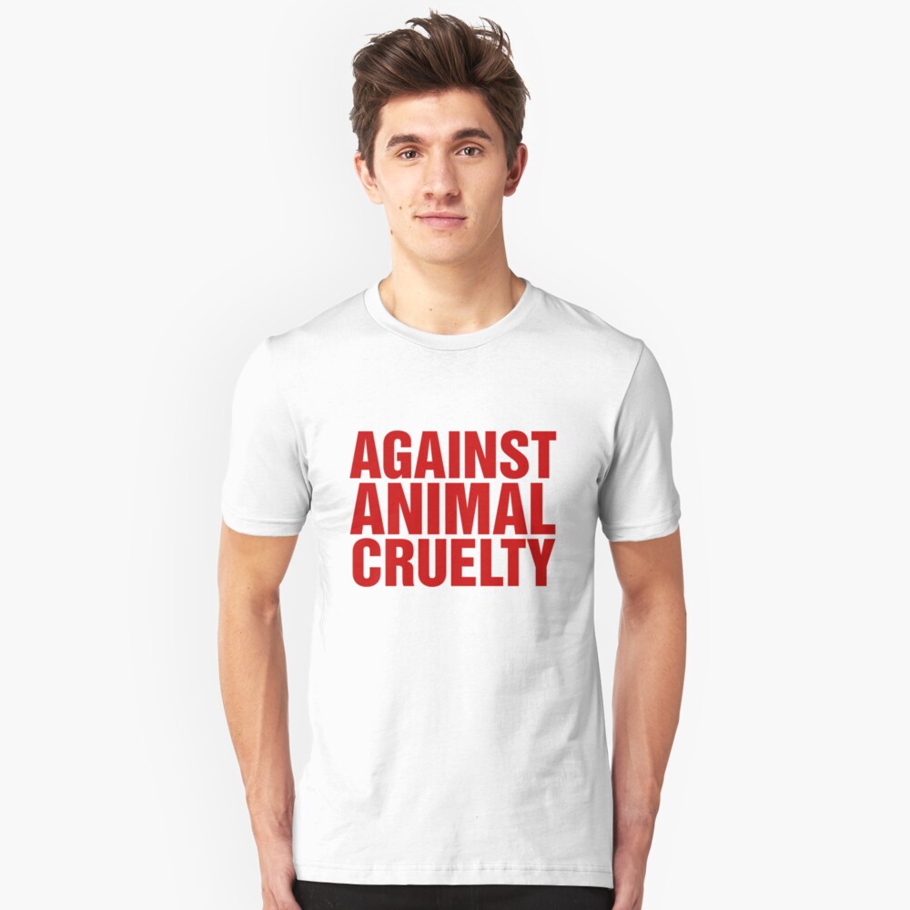 anti animal cruelty club t shirt