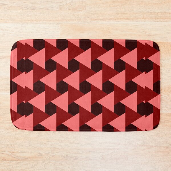 Item preview, Red Triangular Pattern - Geometric designed and sold by sasijaya.
