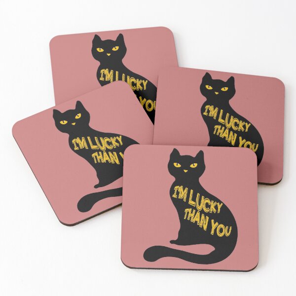 Item preview, Black Cats Are Not Bad Luck designed and sold by heartfeltarts93.