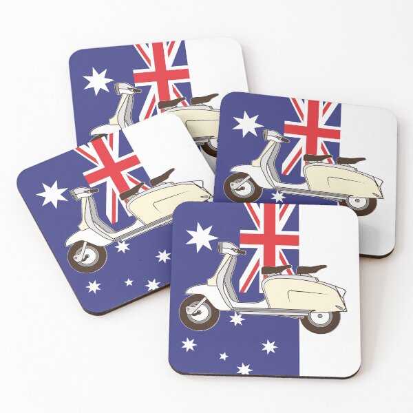 Artikelvorschau, Lambretta auf australischer Flagge entworfen und verkauft von AceHamster.