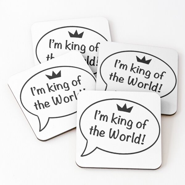 Item preview, Text King of the World designed and sold by valdegilde.