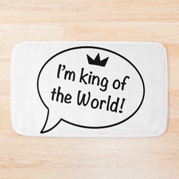Item preview, Text King of the World designed and sold by valdegilde.