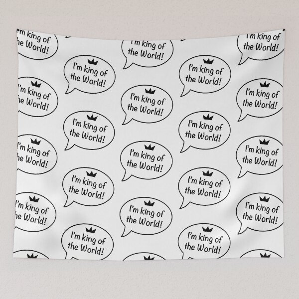Item preview, Text King of the World designed and sold by valdegilde.