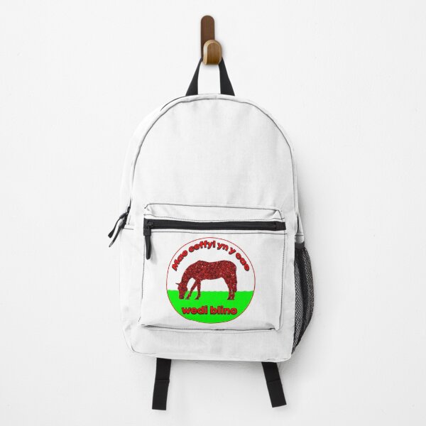 Item preview, Wales, Welsh Flag, Horse in field, wedi blino designed and sold by Aurorapod.