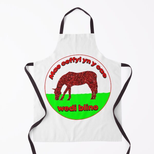 Item preview, Wales, Welsh Flag, Horse in field, wedi blino designed and sold by Aurorapod.