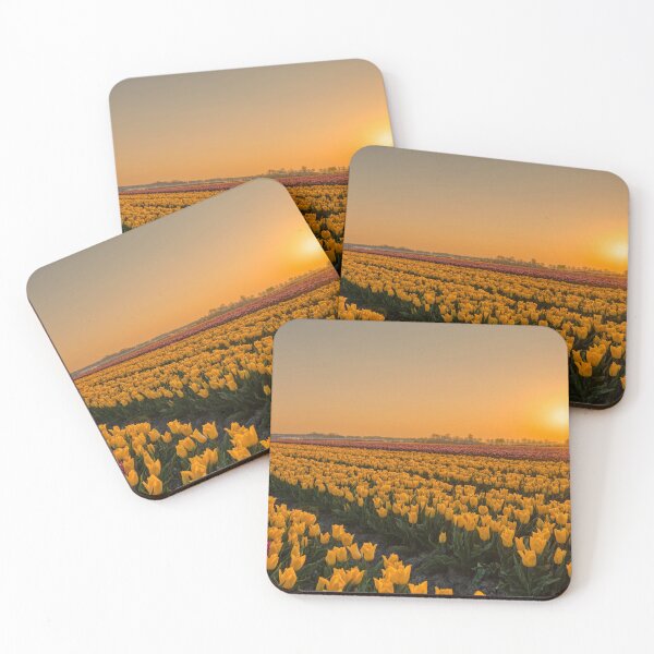 Item preview, Tulip field in the sunset accessories designed and sold by 3TFashion.