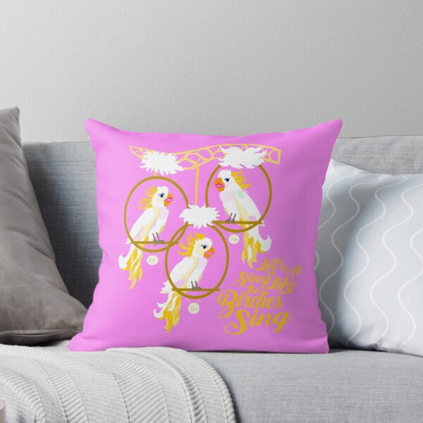 Item preview, Tiki Room Birdies Sing in Pink designed and sold by RadicalRad.