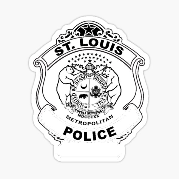 St Louis Police Officer Badge Wallet