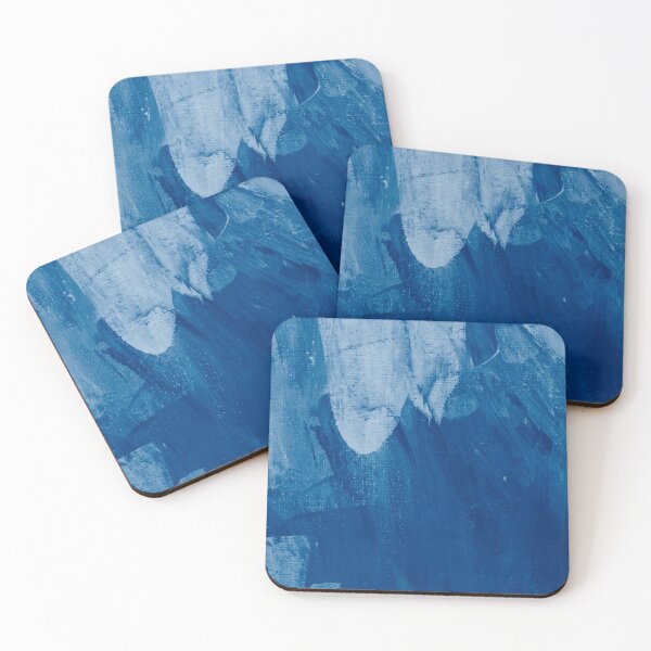 Item preview, abstract oil painting blue designed and sold by Arinom.