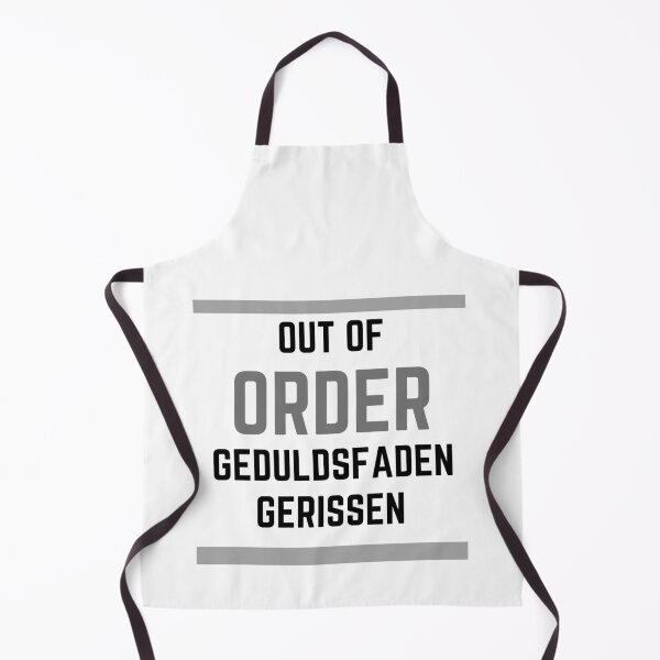 Item preview, Out Of Order Patience Thread Torn Saying Funny designed and sold by DerEmmat.