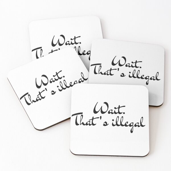 Item preview, Wait that's illegal designed and sold by aruvanita.