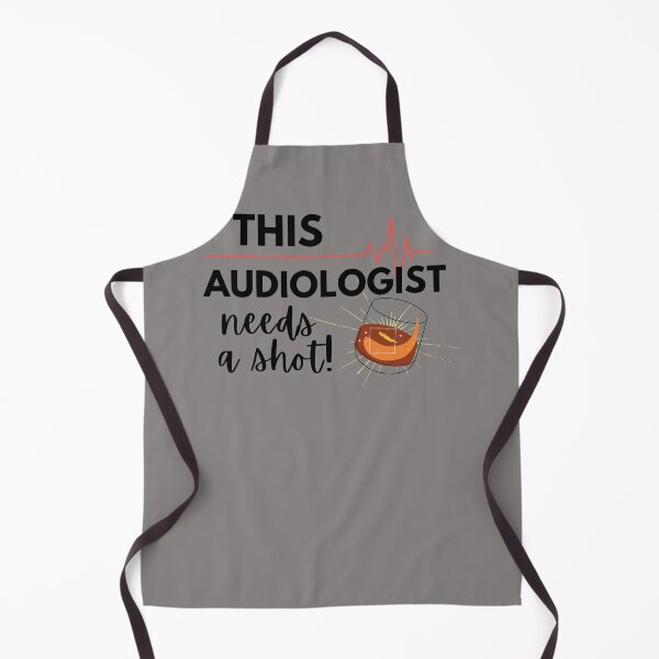 Item preview, This Audiologist needs a Shot- Funny Gift Ideas for Audiologists- Black Text Version designed and sold by EvaWolf.