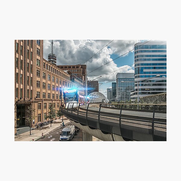Police tram Photographic Print