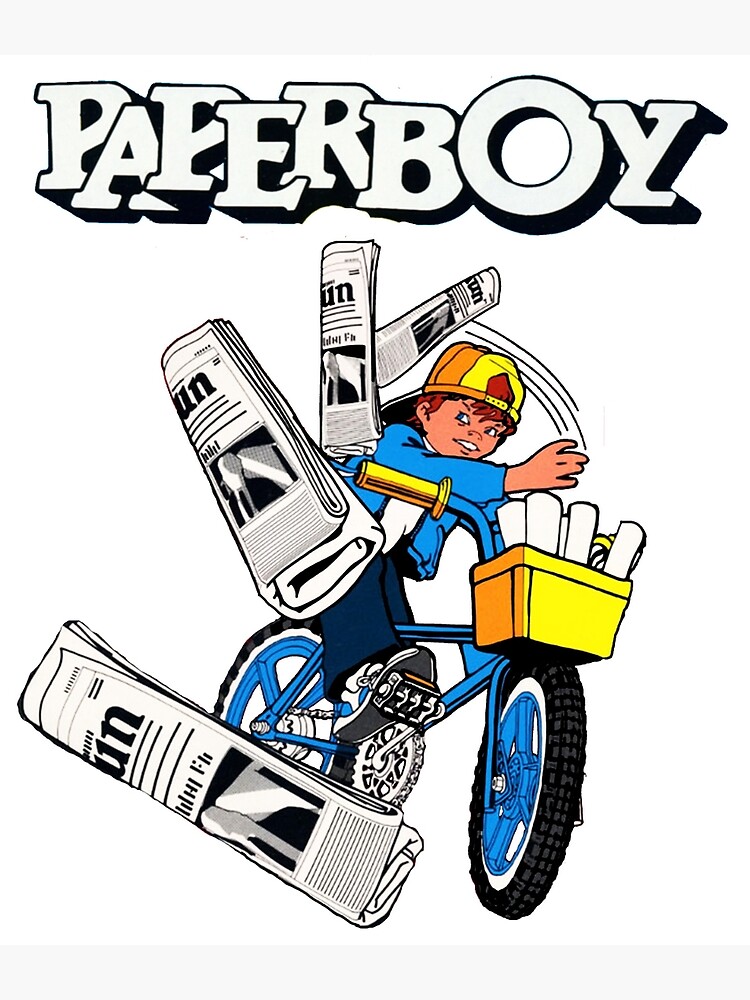 paperboy arcade game sketch