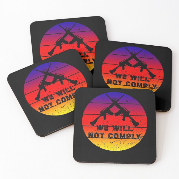 Item preview, We Will Not Comply Shirt Fun American flag designed and sold by NewDayDesigns.