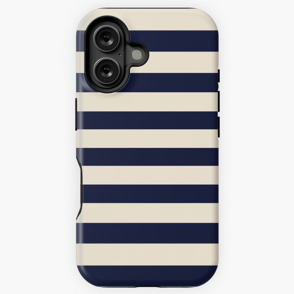 Item preview, Navy Ivory Bold Stripes designed and sold by DoucetteDesigns.