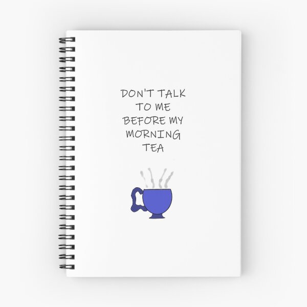 Item preview, Don't talk to me before my morning tea designed and sold by DiddyH.