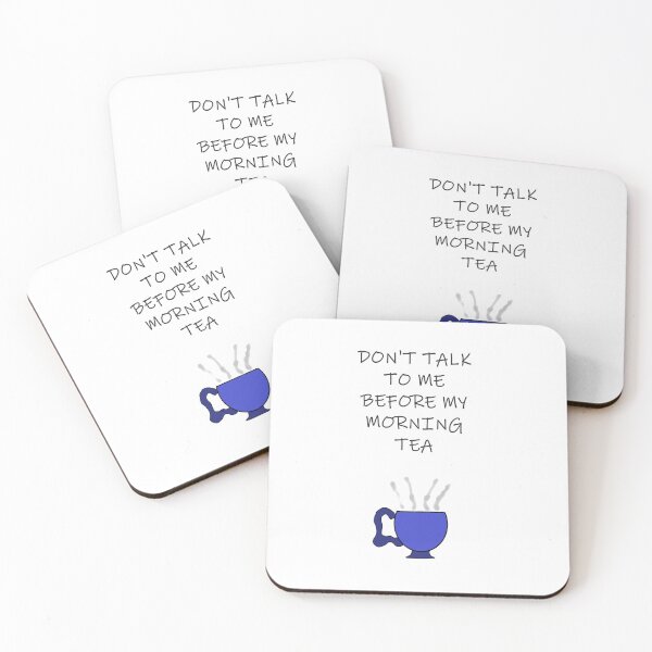 Aperçu de l'œuvre Ne me parle pas avant mon thé du matin créée et vendue par DiddyH.