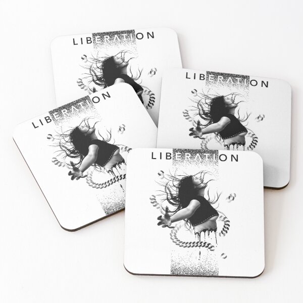 Item preview, Liberation- Female Illustrative Portrait (white version) designed and sold by Anicatattoos.