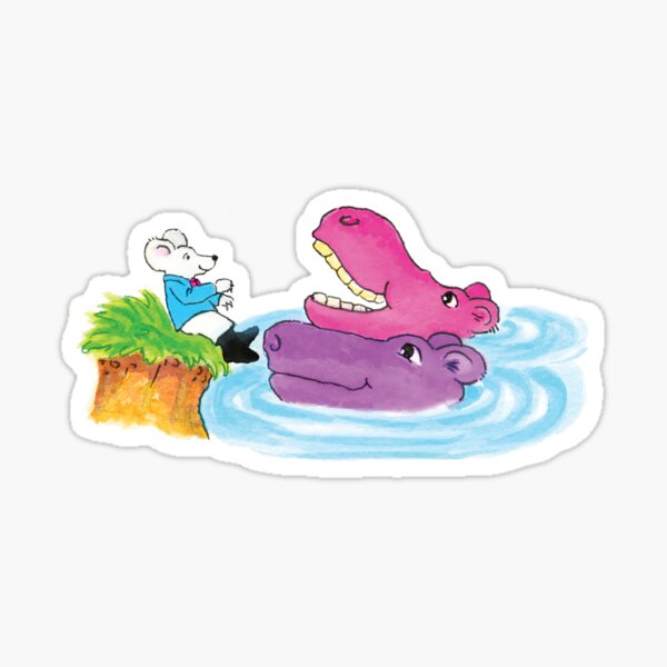 Item preview, "King Leo’s Palace Mouse Inviting Hippos" designed and sold by gigiamal.