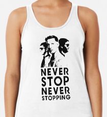 Camiseta con espalda nadadora Popstar - Nunca pares nunca parando la versión dos