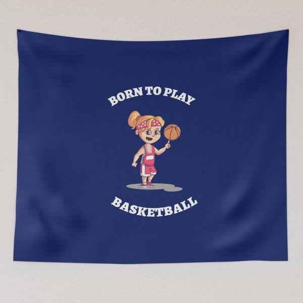 Item preview,  Born to play basketball designed and sold by basileiossav.