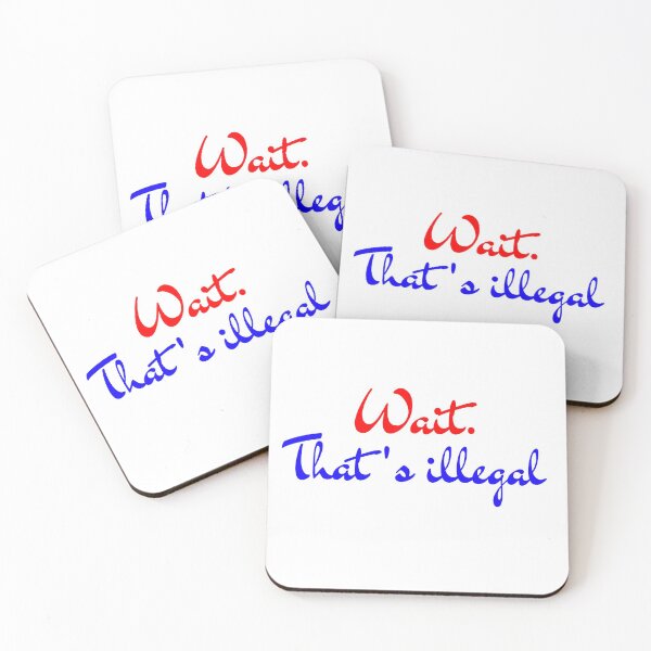 Item preview,  Wait that's illegal designed and sold by aruvanita.