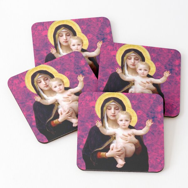 Item preview, Madonna and Child, after Bouguereau | Mother's Day 2021| Retro | Vintage designed and sold by spinolator.