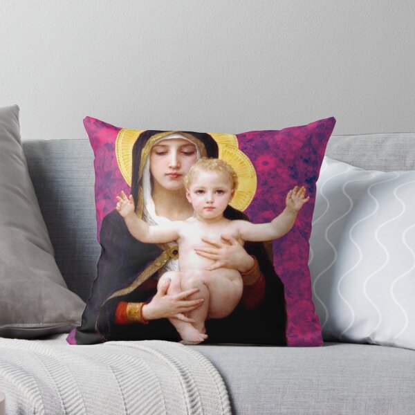 Item preview, Madonna and Child, after Bouguereau | Mother's Day 2021| Retro | Vintage designed and sold by spinolator.