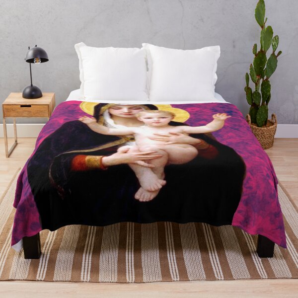 Item preview, Madonna and Child, after Bouguereau | Mother's Day 2021| Retro | Vintage designed and sold by spinolator.