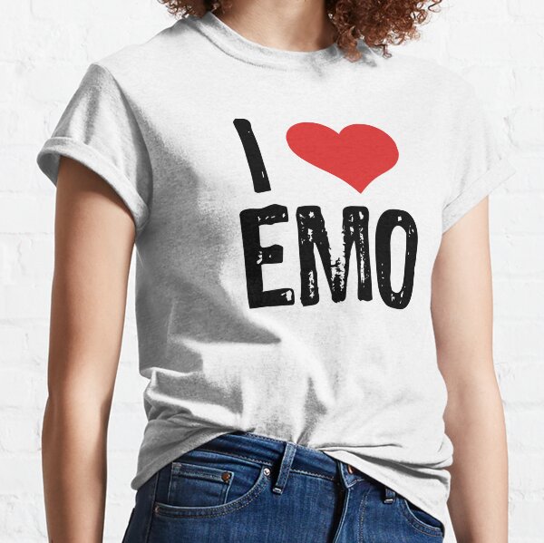 I Love Emo Girls T Shirt Y2k Aesthetics Emo T Shirt -  Ireland