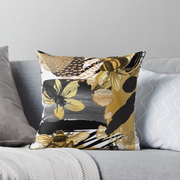 Item preview, Black And Gold Bee Collage  designed and sold by Designs By YL.