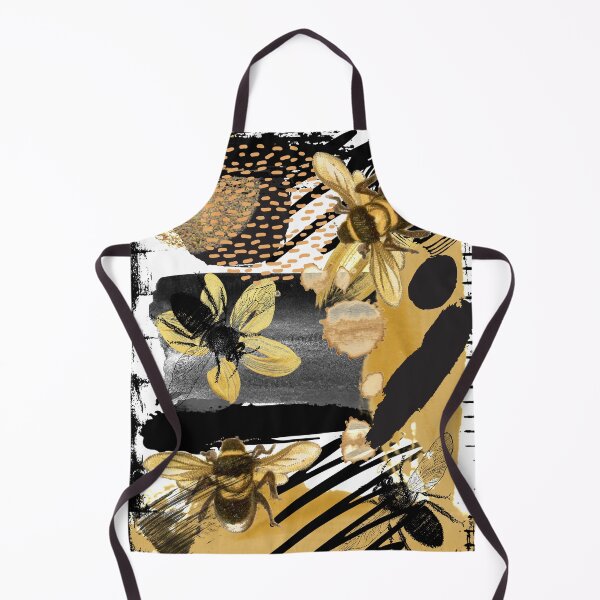 Item preview, Black And Gold Bee Collage  designed and sold by Designs By YL.