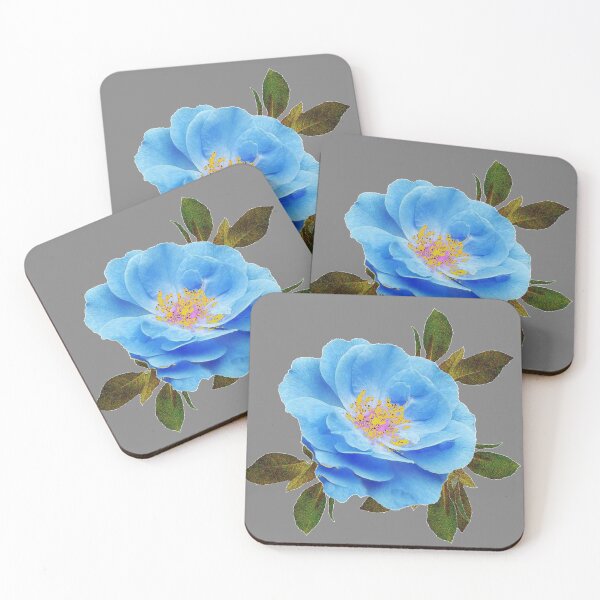 Item preview,  AWESOME DELICATE "PROM NIGHT" BLUE ROSE GREY ART designed and sold by sharlesart.